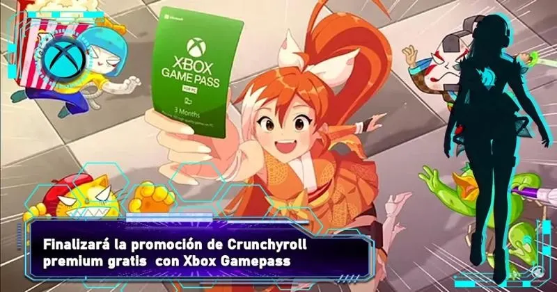 Finalizara la promocion de Crunchyroll Premium con Xbox Game Pass